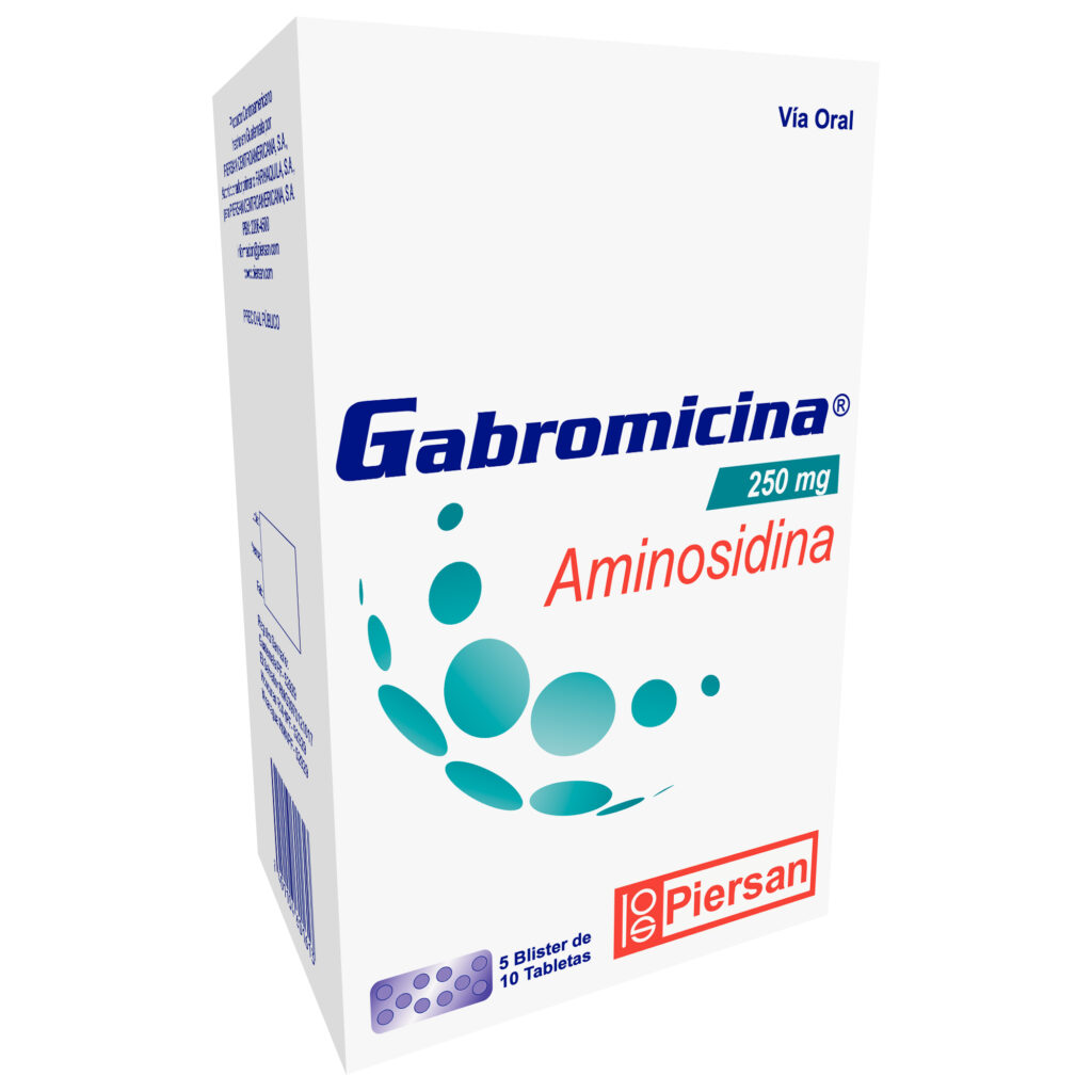 GABROMICINA 250 Mg Tabletas | PIERSAN