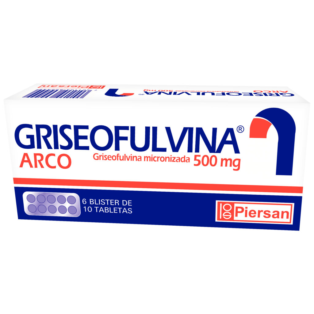 GRISEOFULVINA ARCO 500 Mg TABLETAS | PIERSAN