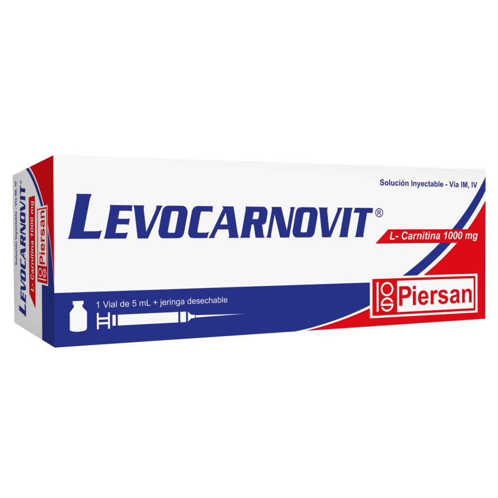 LEVOCARNOVIT 1000 Mg 5 ML Solucion Inyectable ELSALVADOR | PIERSAN
