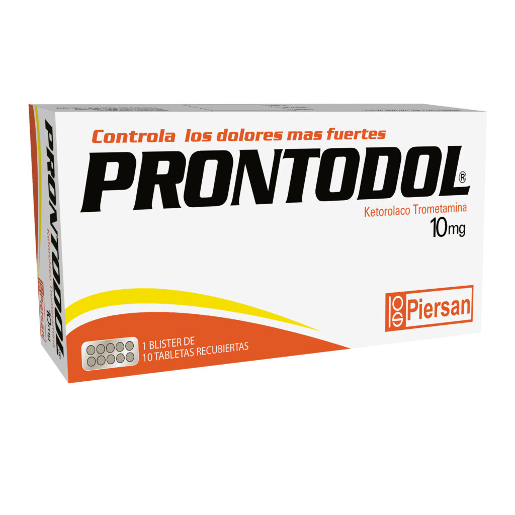 PRONTODOL 10 Mg TABLETAS RECUBIERTAS  | PIERSAN