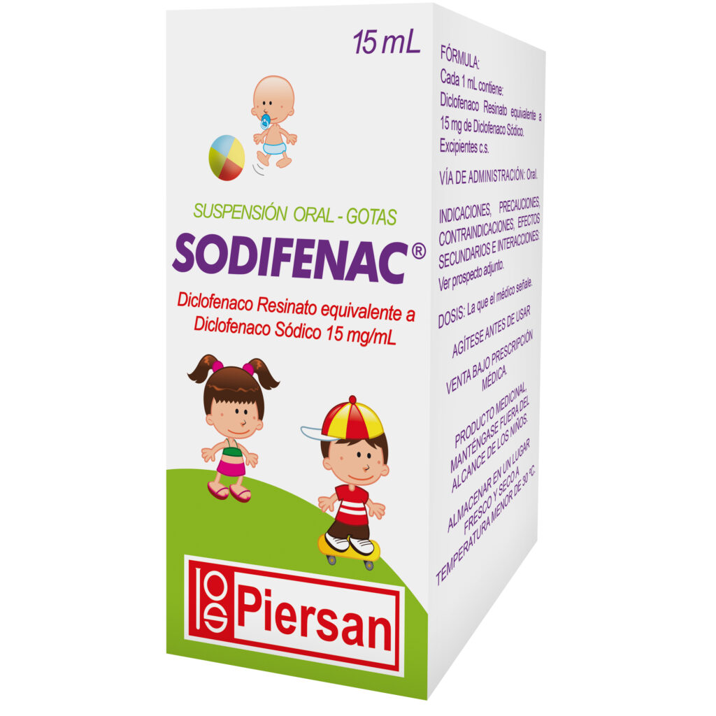 SODIFENAC 15 Mg ML SUSPENSION ORAL | PIERSAN