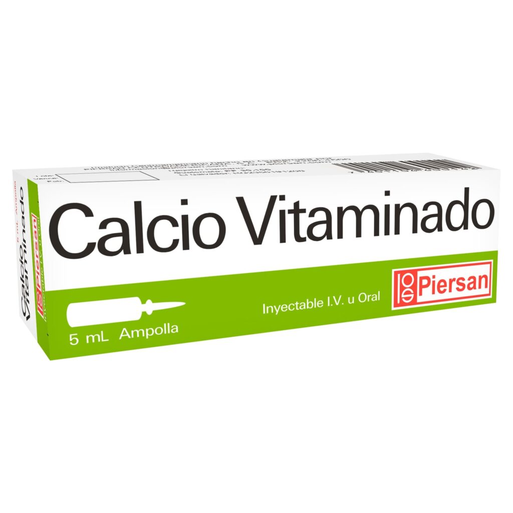 Calcio Vitaminado Piersan Solucion Oral E Inyectable
