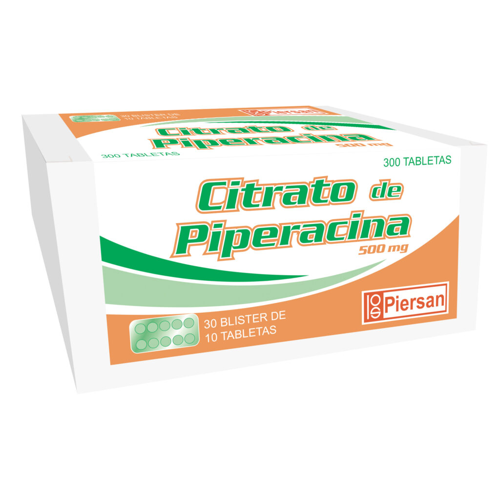 Citrato De Piperacina Piersan Tabletas