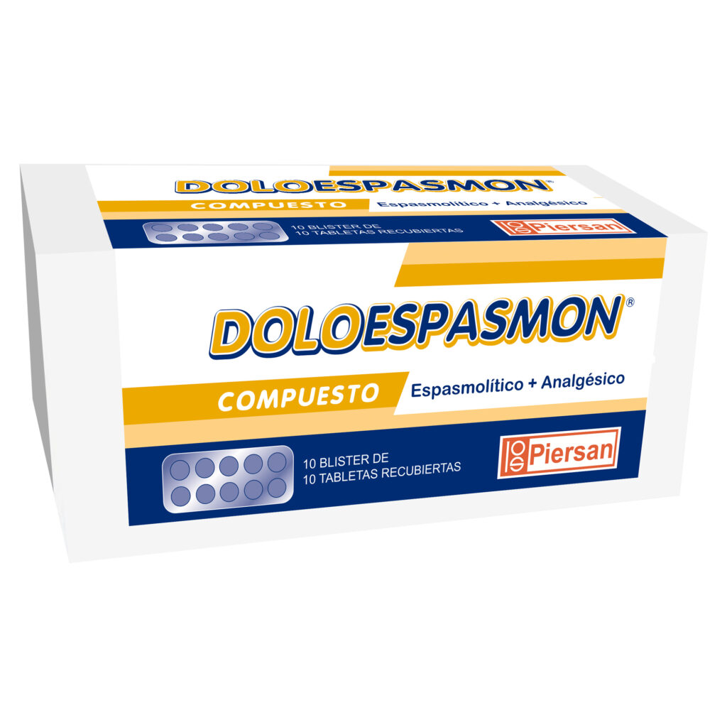Doloespasmon Compuesto Tabletas Recubiertas Simples | PIERSAN