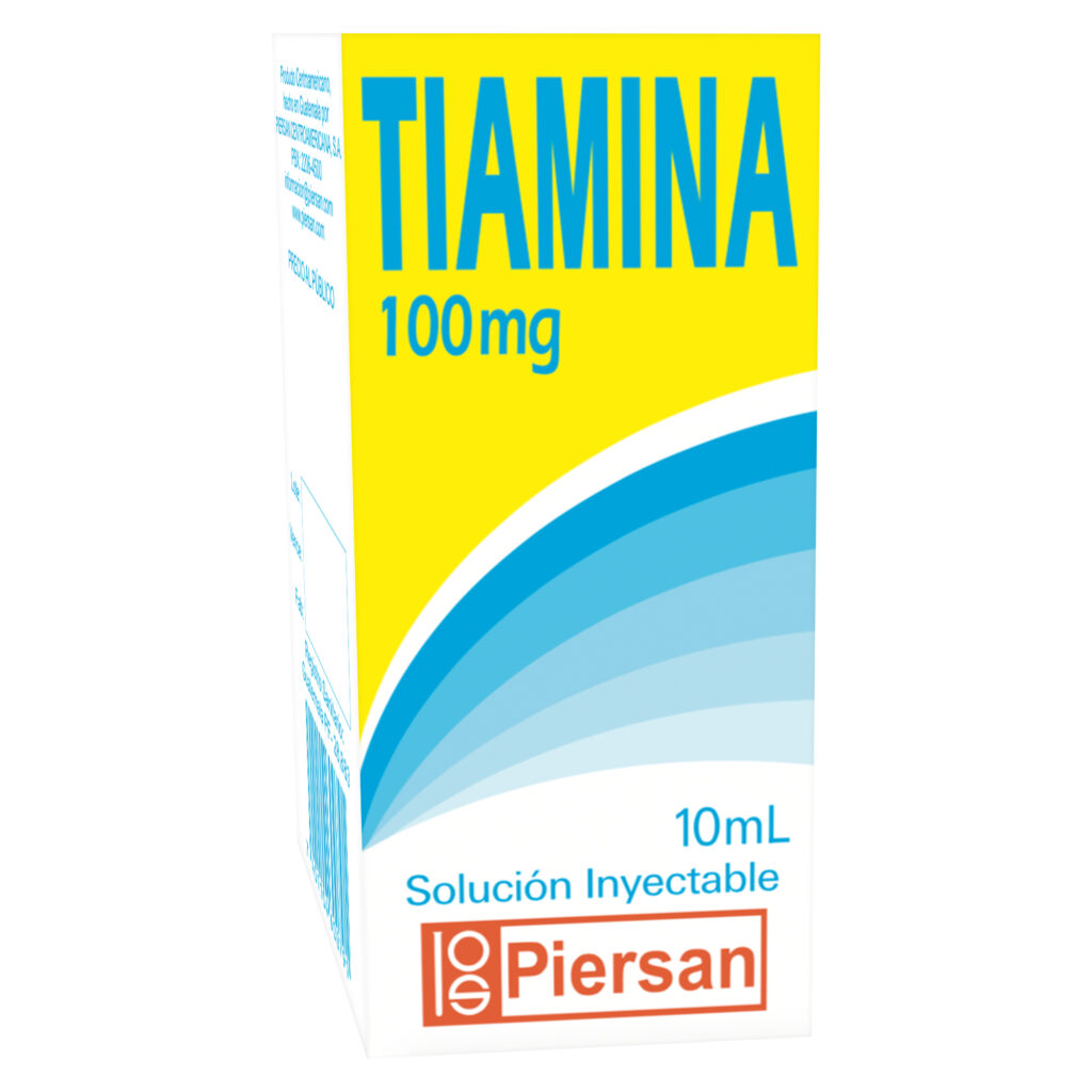 TIAMINA PIERSAN 100 Mg ML Solucion Inyectable